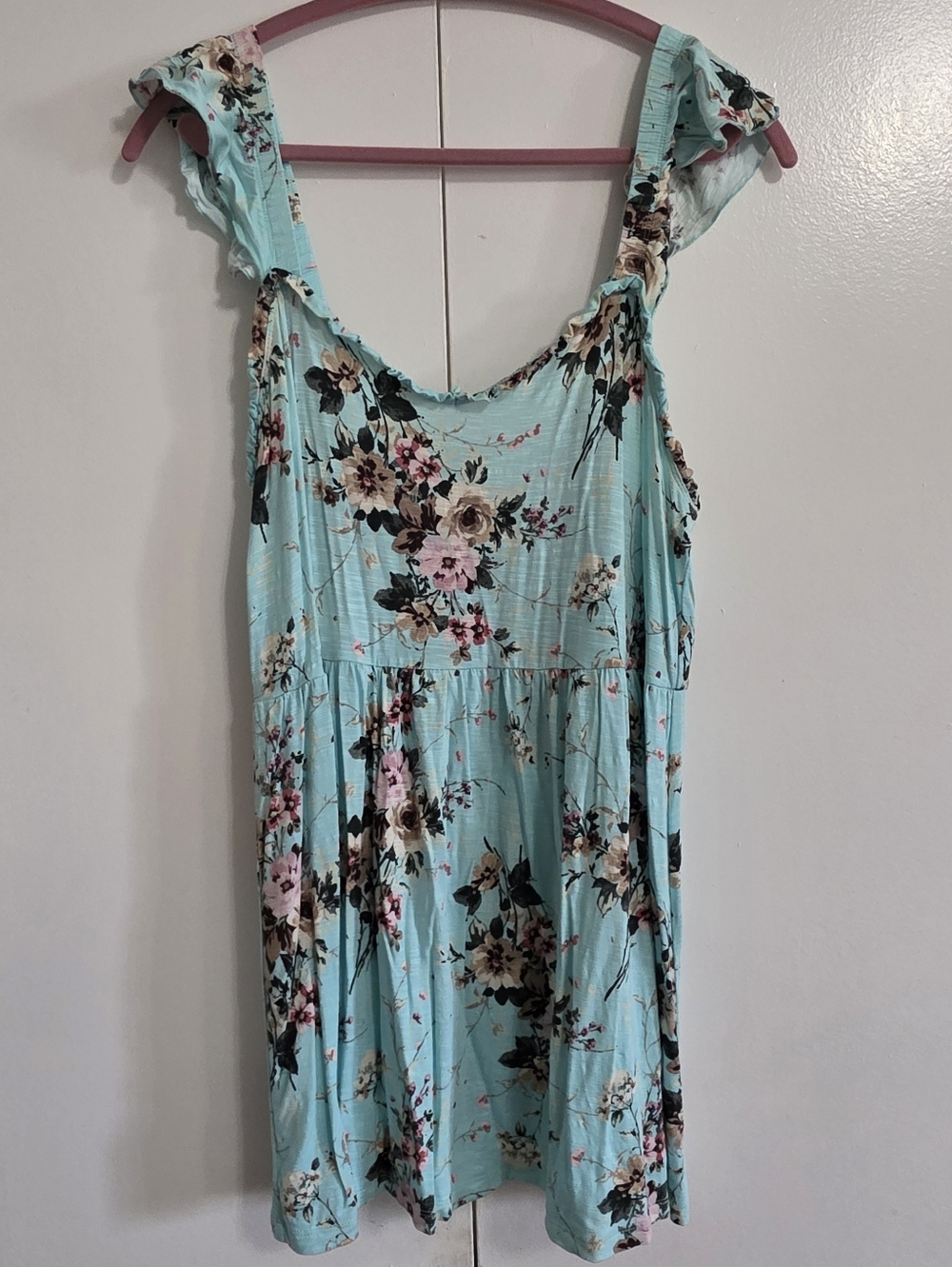 Torrid Super Soft Knits floral Peplum top